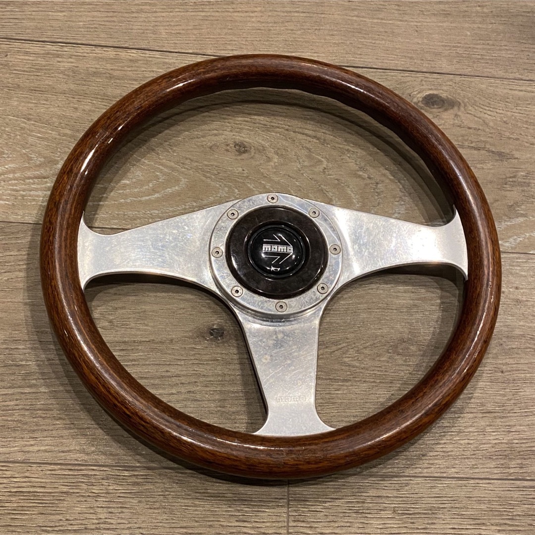 ウッドハンドル 小径ステアリング oba 約23パイ 旧車 街道レーサー