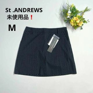 未使用品❗️セントアンドリュースL ゴルフスカートブラック ピンク