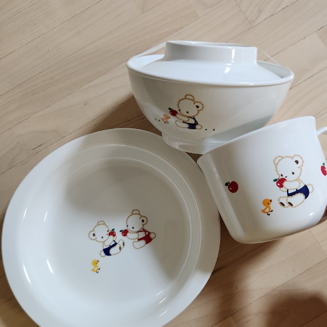 familiar PET 食器セット B お食い初めや離乳食、ギフトにも