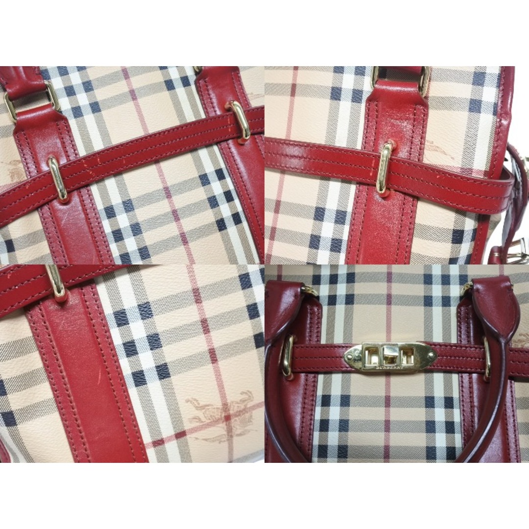 BURBERRY - BURBERRY バーバリー ノバチェック 2WAY ハンドバッグ