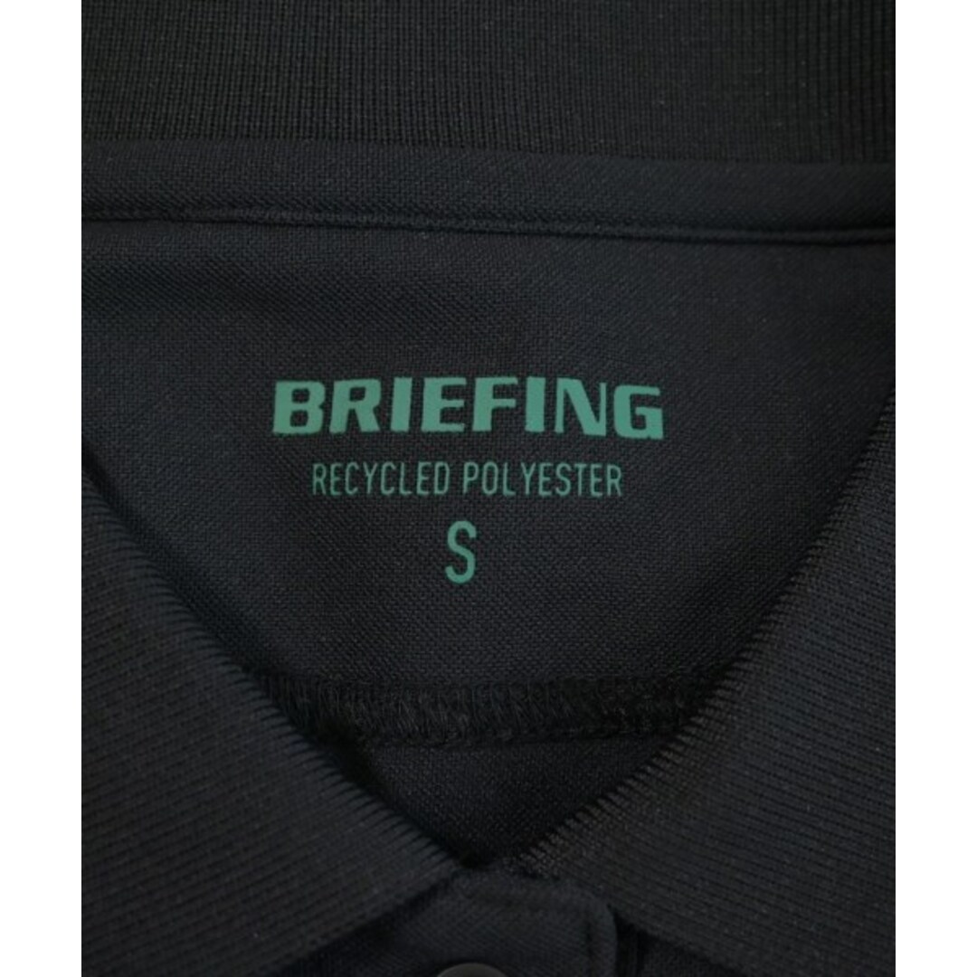 BRIEFING - BRIEFING ブリーフィング ポロシャツ S 黒 【古着】【中古