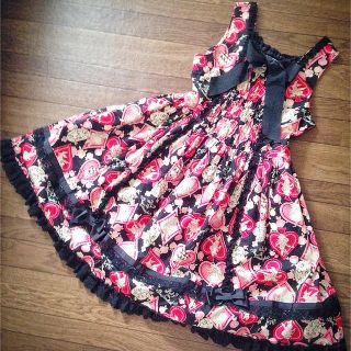 BABY,THE STARS SHINE BRIGHT（ひざ丈ワンピース ・ レッド/赤色系）の