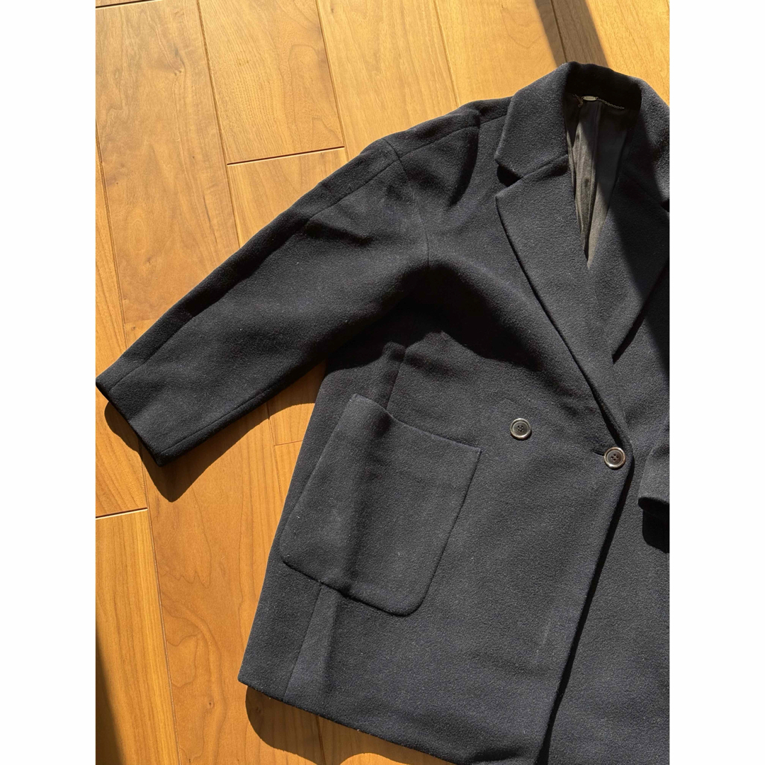 MACPHEE - TOMORROWLAND MACPHEE ネイビー コート ダブルブレスト