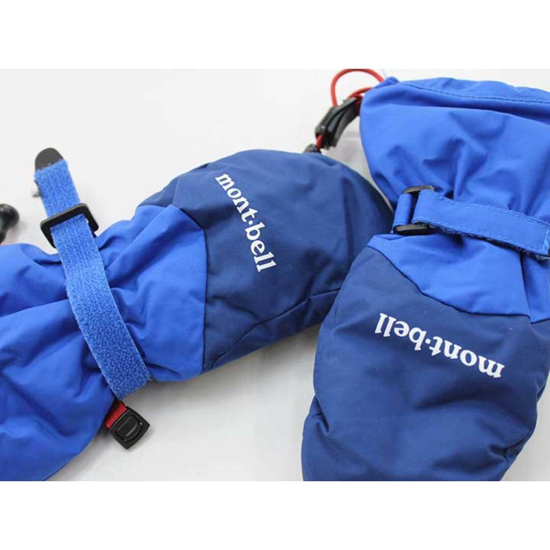 mont bell - モンベル スキーグローブ 4-6サイズ キッズ 男児 女児 青