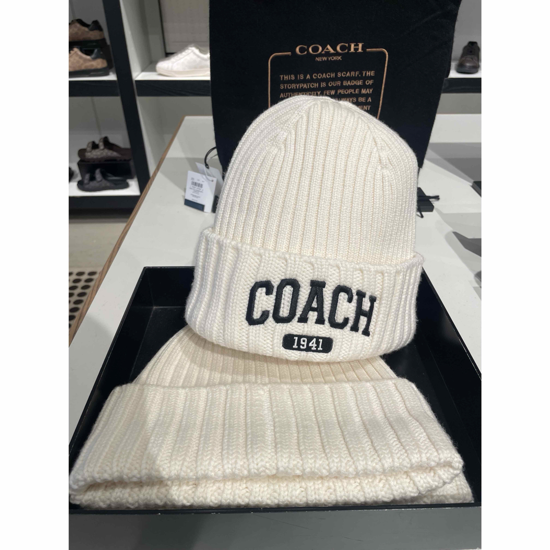 COACH - 新品タグ付きCOACH 1941 エンブロイダード ニット帽 ビーニー