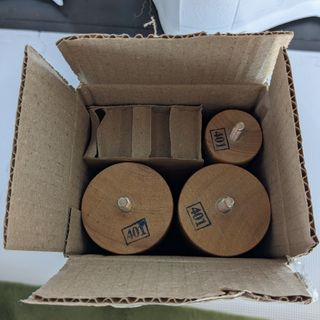 MUJI (無印良品) - 無印良品 木製脚・5cmナチュラル(M8) 4本組の通販