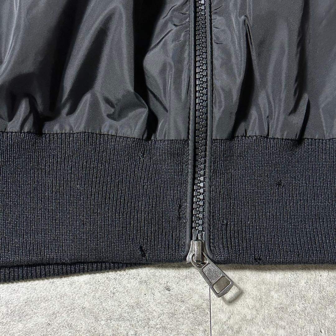 MONCLER - 2017年モデル MONCLER ハイブリッド ニット カーディガン 黒