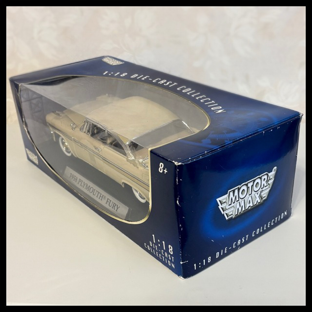 ミニカー MOTOR MAX社 1/18♡1958 プリムスフューリー♡アメ車