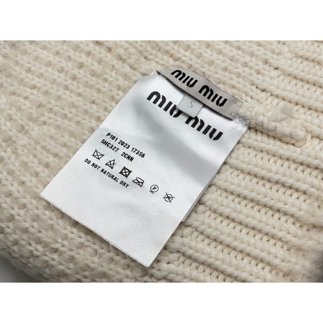 MIU MIU - 極美品 MIUMIU ミュウミュウ ビーニー ニットキャップ