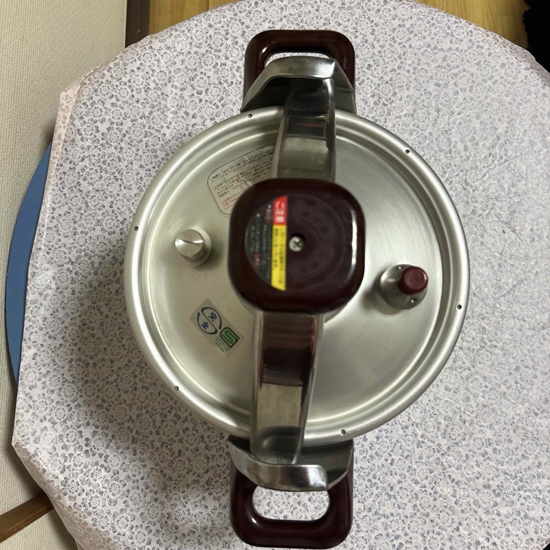 理研食品 - RIKEN アルミ圧力鍋 6Lシルバー 赤日本製の通販 by AK's