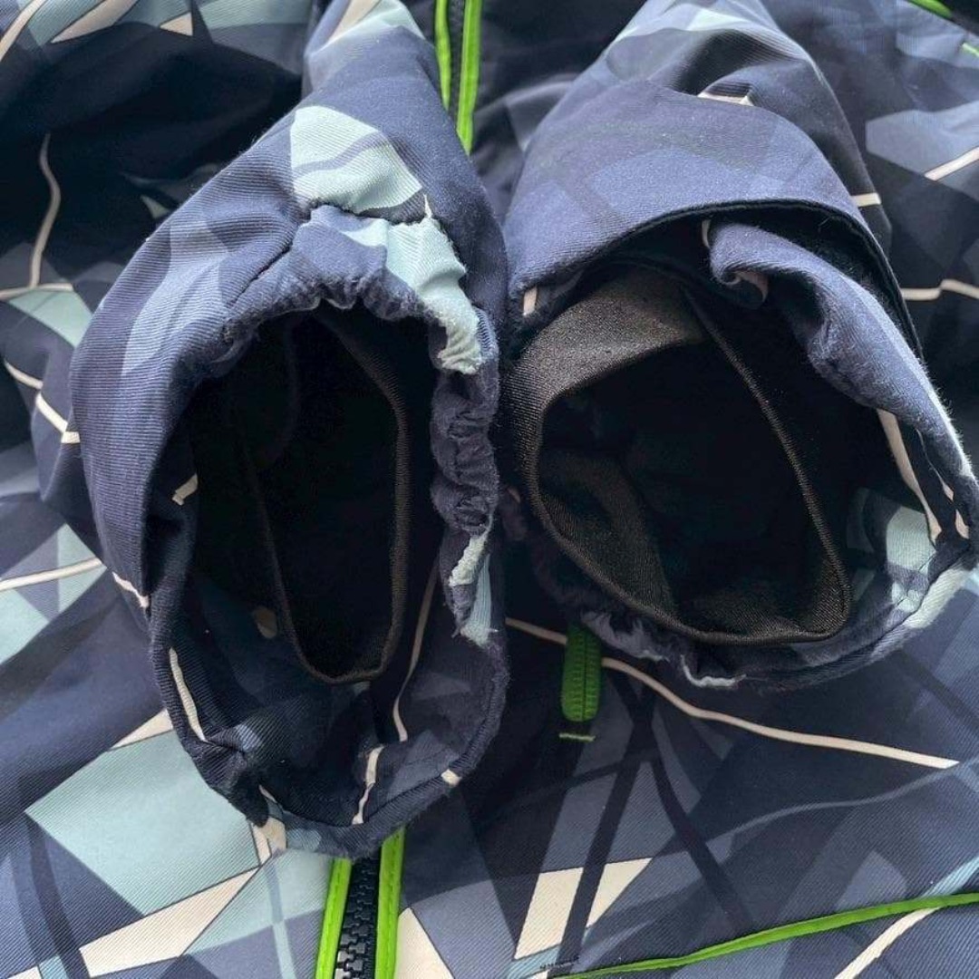 高機能】デサント S.I.O CONCEPT スキーウェア XL 上下 総柄