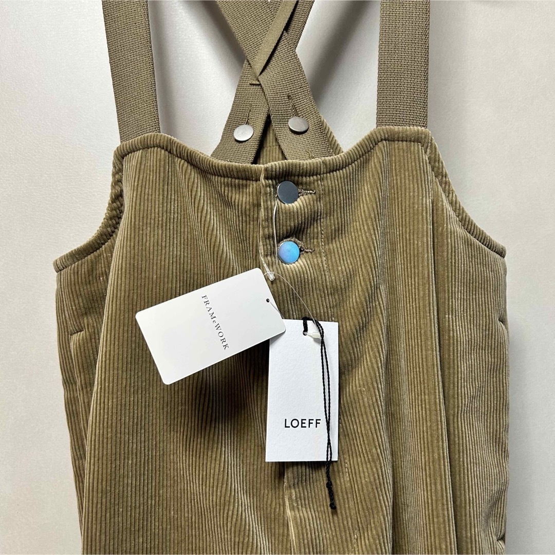 FRAMeWORK LOEFF（ロエフ）コーデュロイ フィッシング サロペット