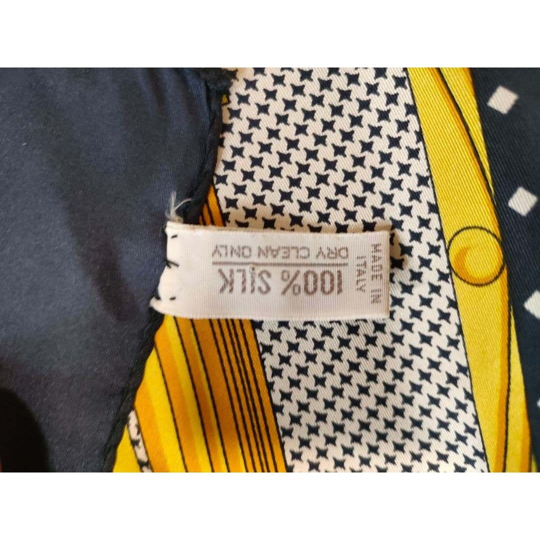 a44 超美品 クリスチャンディオール Dior スカーフ シルク100