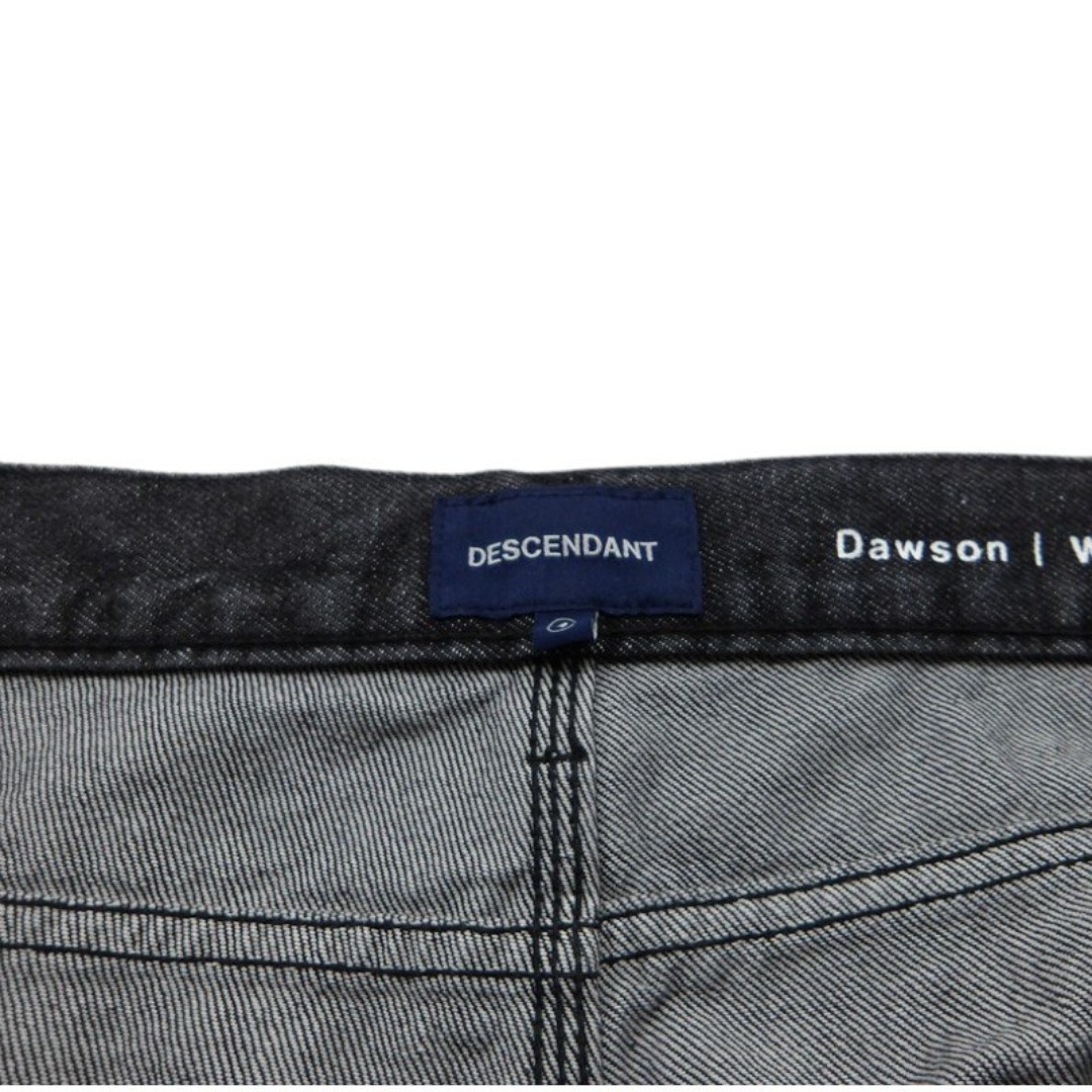 DESCENDANT - DECENDANT DAWSON DENIM TROUSERS BUGGY BLACK サイズ4