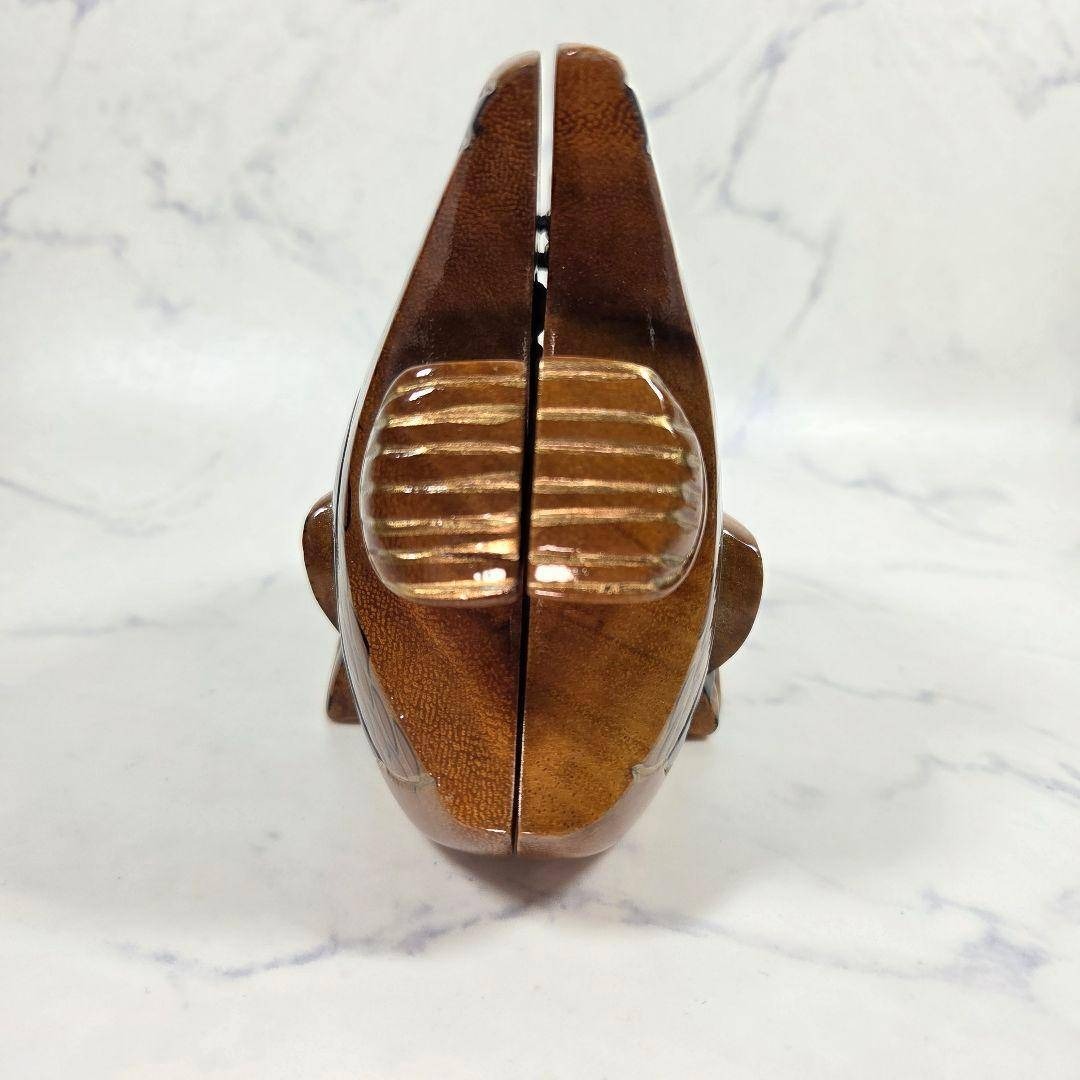 希少 TIMMY WOODS ティミーウッズ 木彫り 魚型 ショルダーバッグの通販