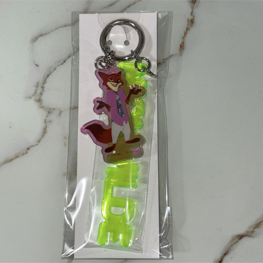 Disney - ズートピア2 アルファベットアクリルチャーム ニックの通販