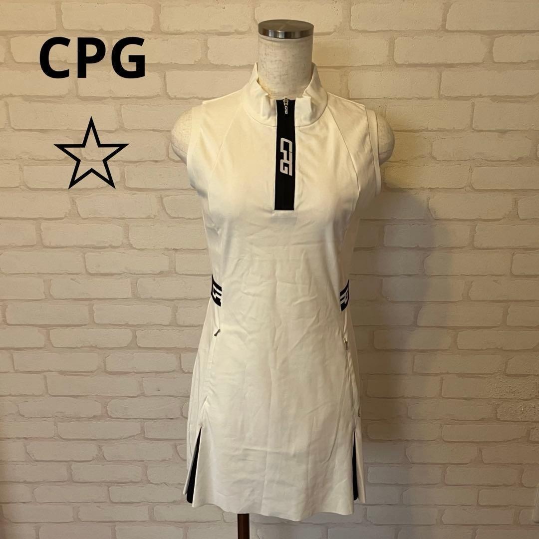 大人気 極美品 CPG ハーフジップワンピース レディース ゴルフ ワンピース