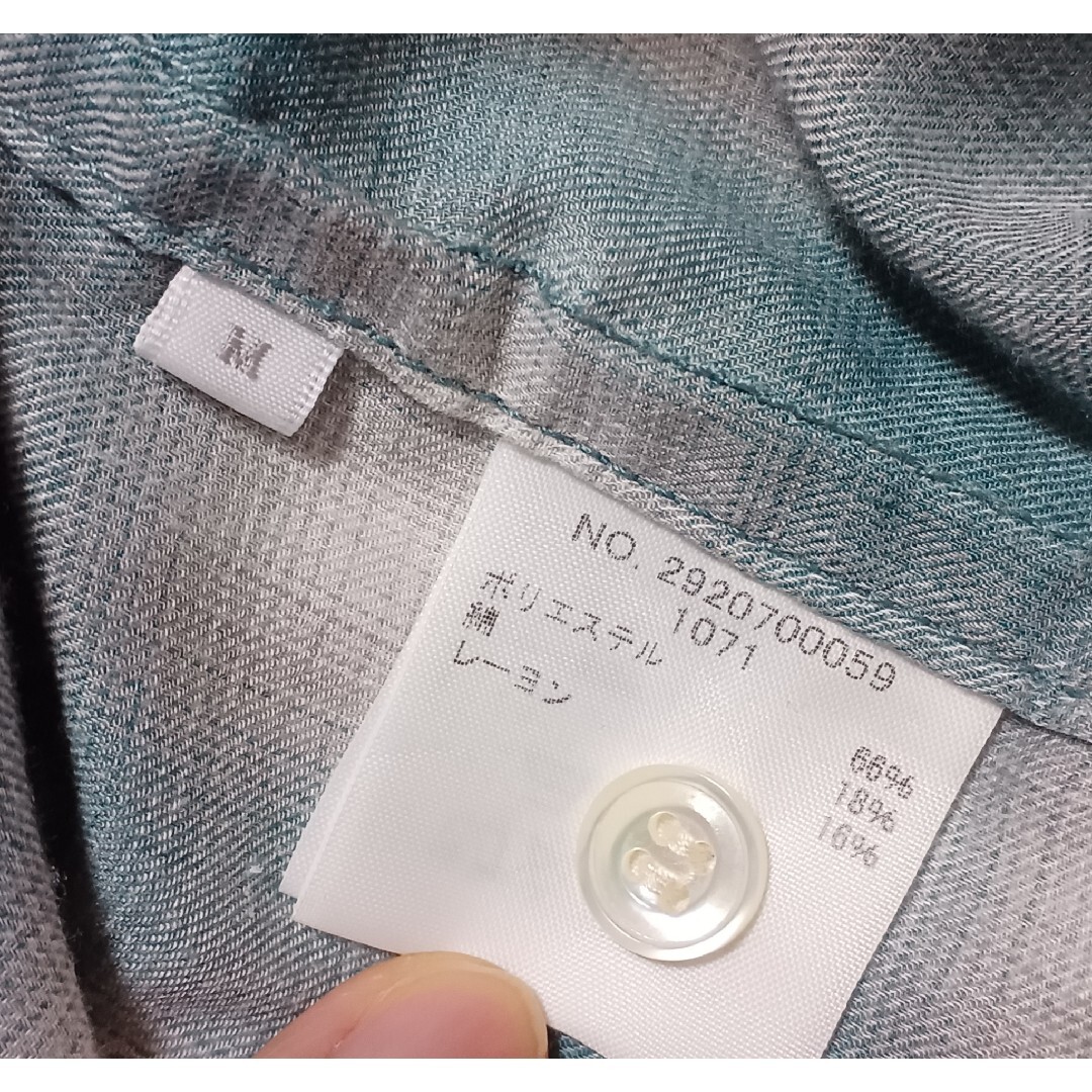 Ron Herman - ロンハーマン オンブレ チェックシャツ ブルー Mの通販