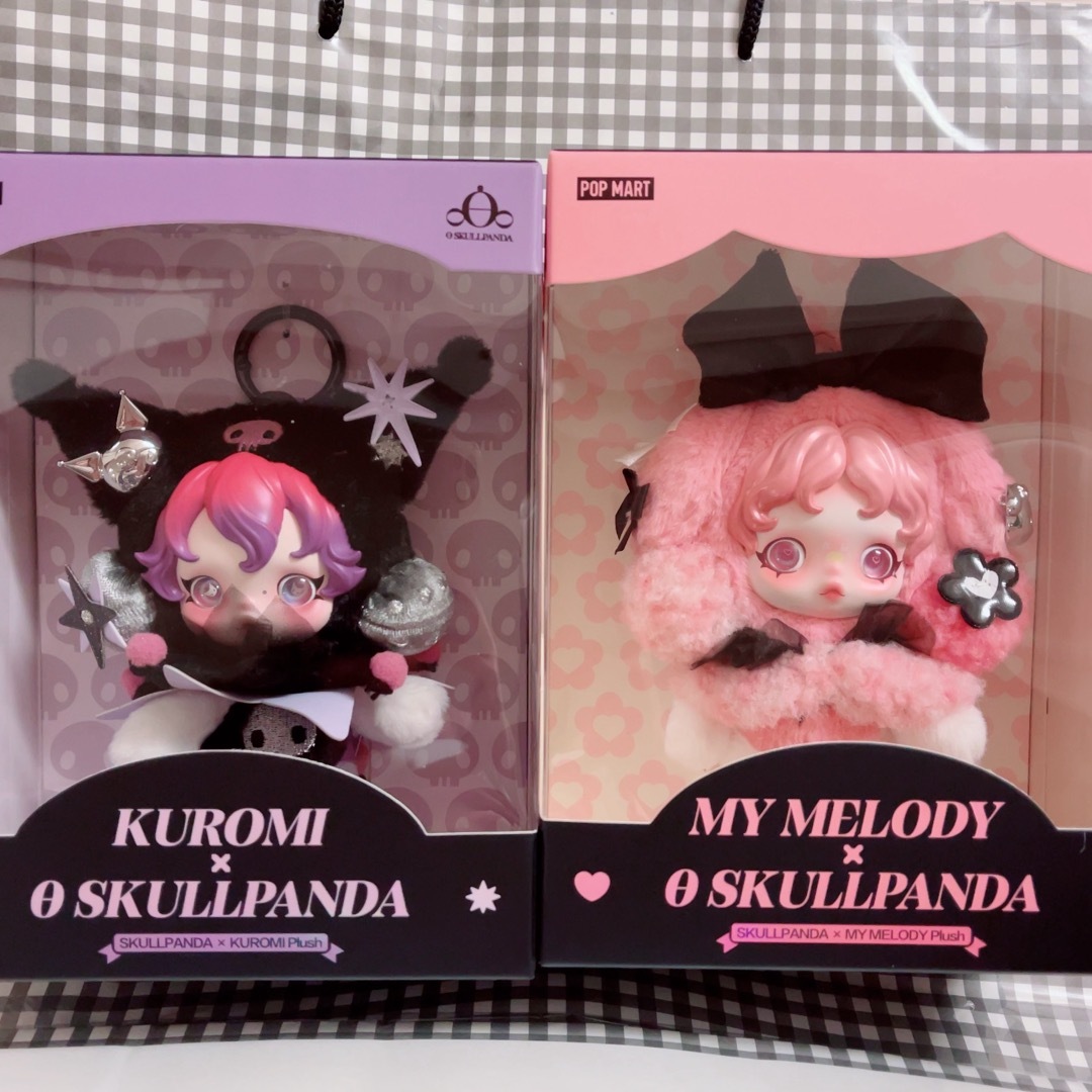 SKULLPANDA × KUROMI MY MELODYぬいぐるみペンダントの通販 by