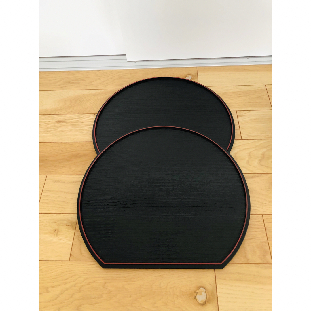 お祝い 高級漆器 セット 三段重 雑煮椀 半月盆 菓子受け 木製鏡餅