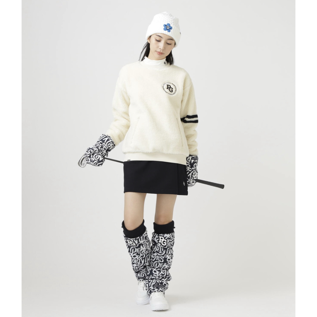 パーリーゲイツ ボアトップス もこもこ 新品 ホワイト サイズ1 最新作