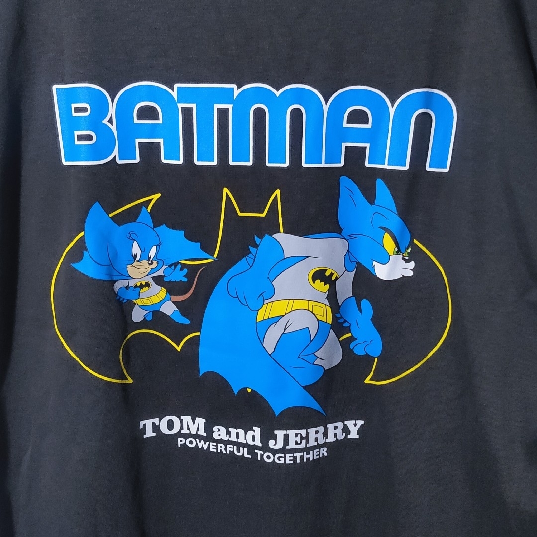 新品 ロンT 5L トムとジェリー バットマン コラボ 100周年 ワーナーの