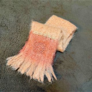 LOEWE - ロエベ バイカラー スカーフ(アイボリー/サンド)の通販 by