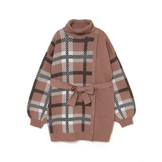 Bubbles - BUBBLES レースアップニットワンピースの通販 by a's shop