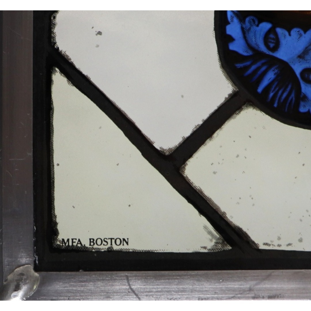 ボストン美術館 限定品 本を読む聖職者 ヴィンテージ ステンドグラス