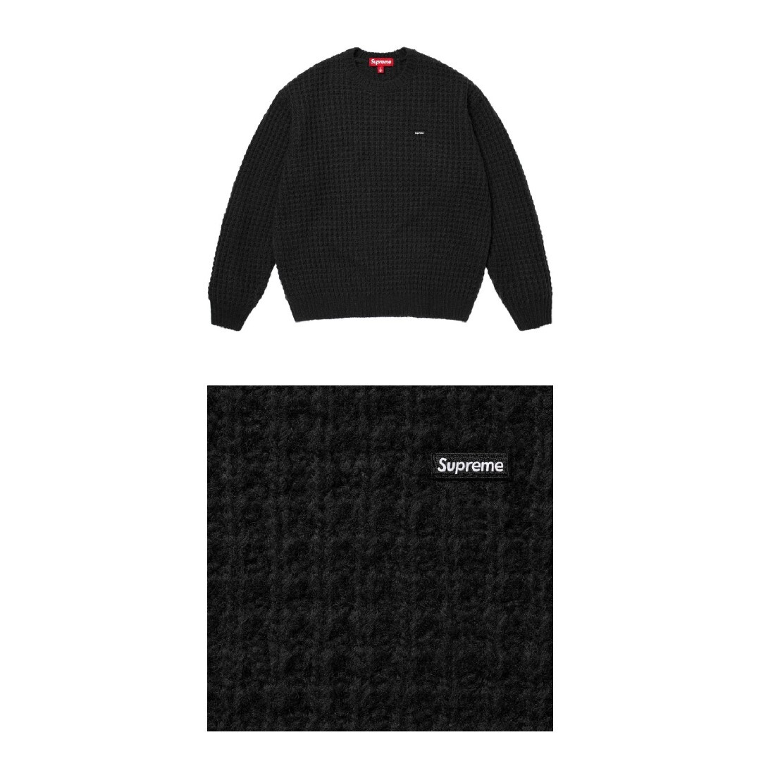 Supreme - Supreme Small Box Waffle Sweater 