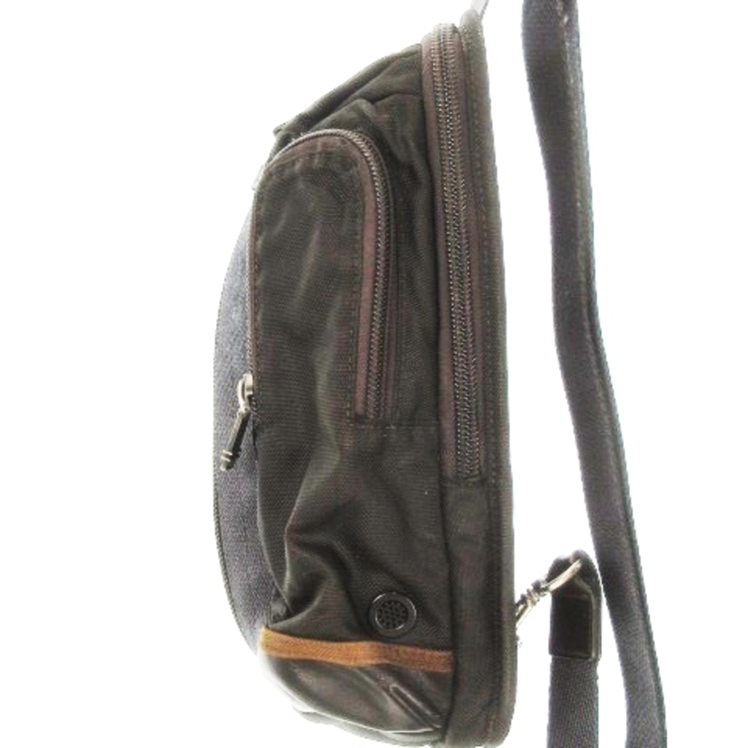 TUMI - TUMI ALPHA BRAVO サラトガ スリング ボディバッグ ロゴ 黒の