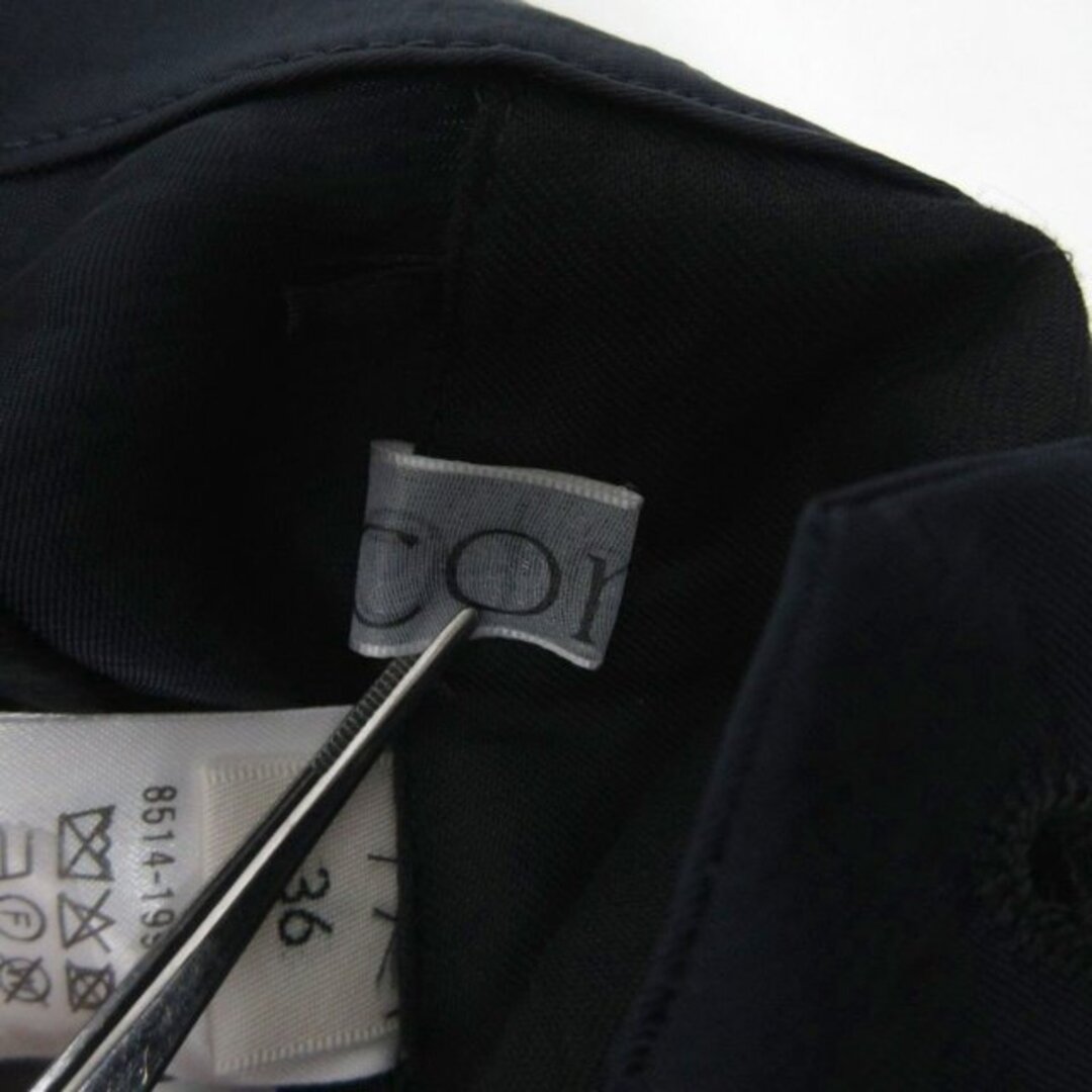 UNITED ARROWS - conte 極美品 25SS サテン カーゴパンツ ネイビー 36