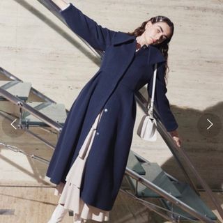 CELFORD - クルーネックフレアコートの通販 by 智沙's shop｜セル