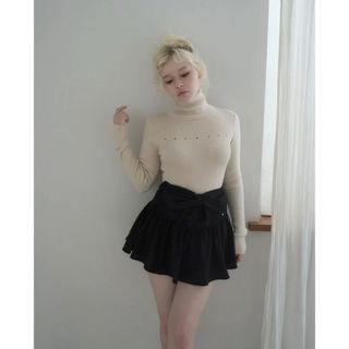 Darich - ダーリッチ ボリュームバルーンミニスカート BLK FLサイズの