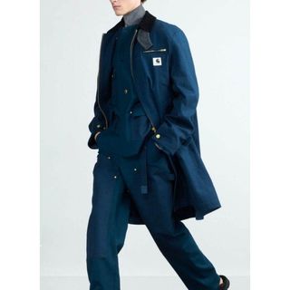 MUJI Labo カシミヤ混チェスターコート XL 黒 新品未使用の通販 by