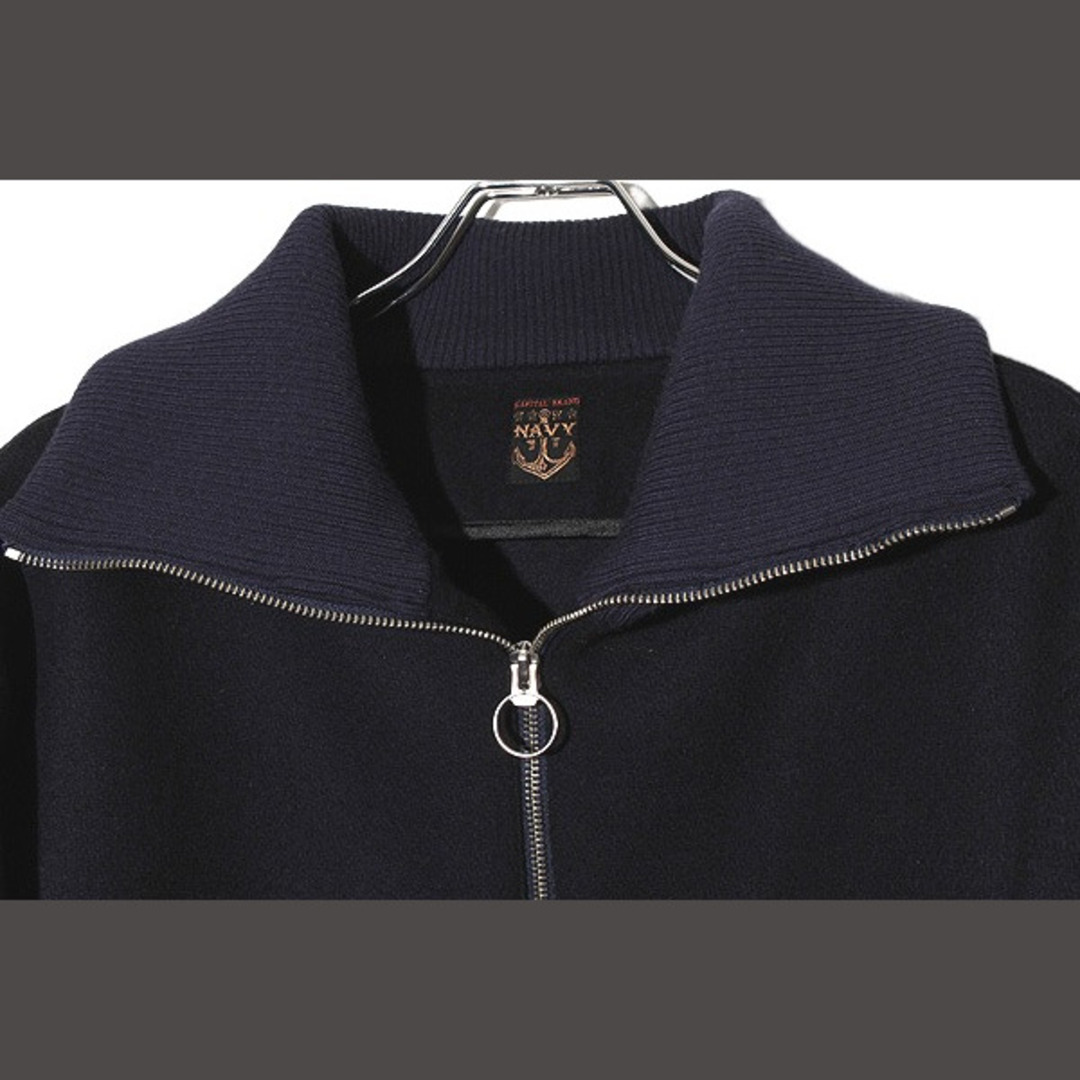 KAPITAL - KAPITAL キャピタル フラノ ZIPビーコンブルゾン 2 ネイビー