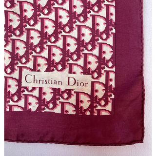 Christian Dior（バンダナ/スカーフ ・ レッド/赤色系）のフリマ