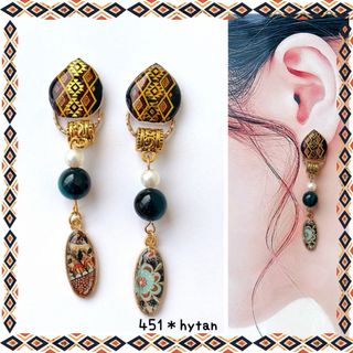 ちなつ様専用ページ 蝶バネ式イヤリングで♡の通販 by and..Rinお