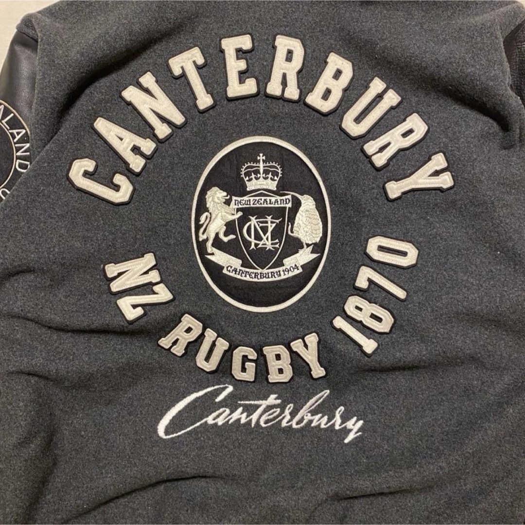 CANTERBURY - 豪華刺繍 カンタベリー フルデコ 袖革 スタジャン オール