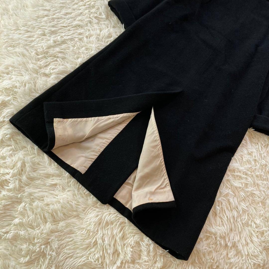 BURBERRY - バーバリー カシミヤ混 ダブルチェスターコート ロング