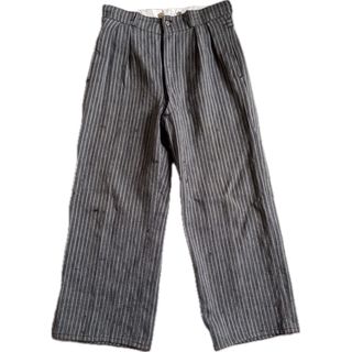 kolor - kolor カラー スラックス L 紺 【古着】【中古】【送料無料