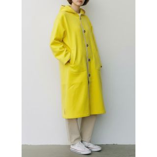 ebure - エブール/ebureジロンラムメルトンステンカラーフーデット