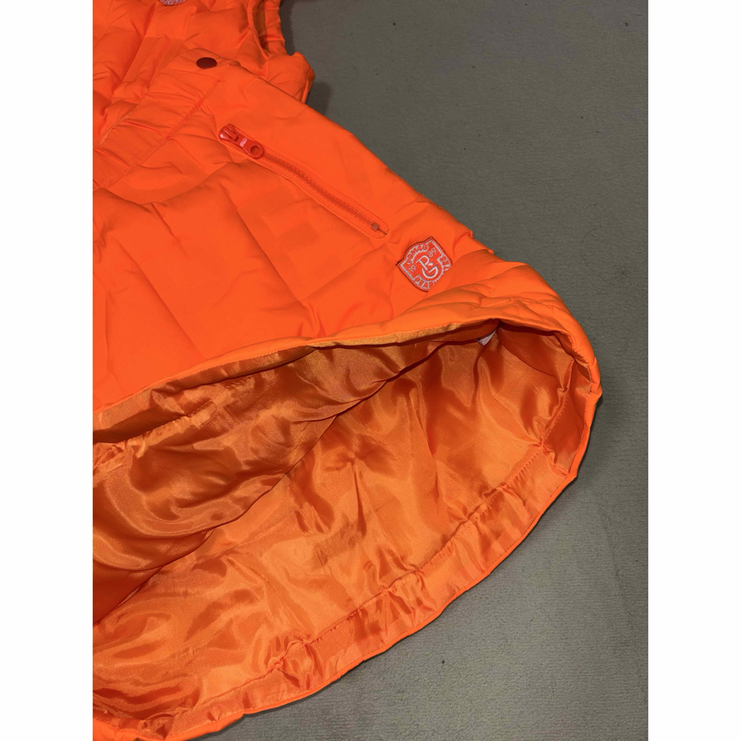 PEARLY PEARLY GATES極暖ダウン素材 オレンジ キルティングスカート