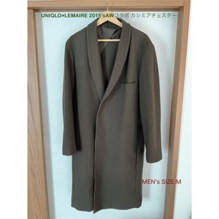 UNIQLO - 【UNIQLO】ウールカシミヤチェスターコート黒【sizeM】の通販