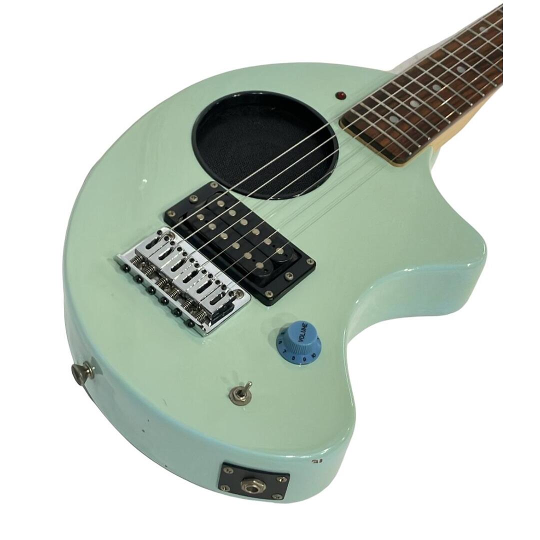 音出ます！ZO-3ミニエレキギター グリーン緑フェルナンデス 音出ます