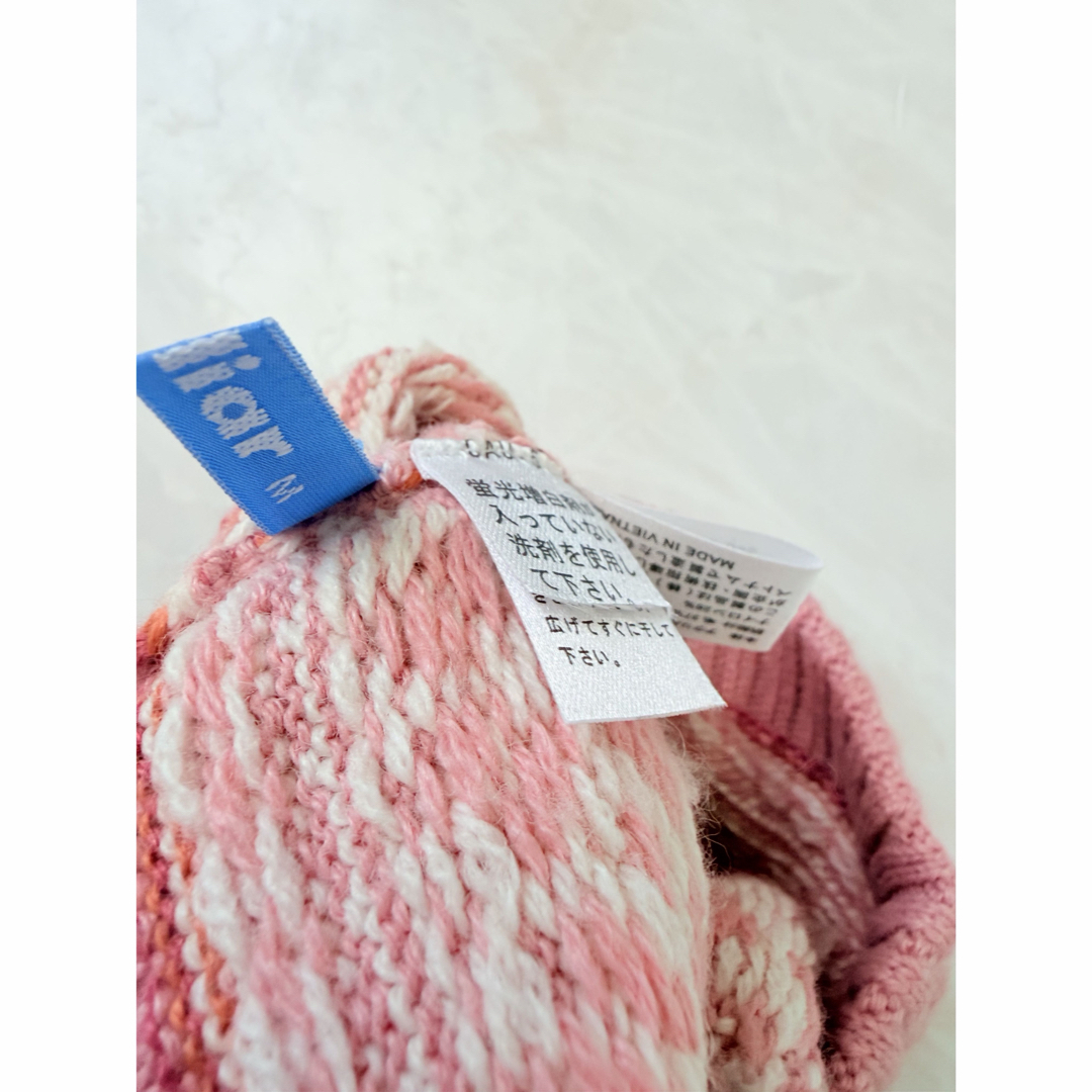 familiar - ファミリア ファミちゃん ピンク 雪の結晶 ニット帽の通販