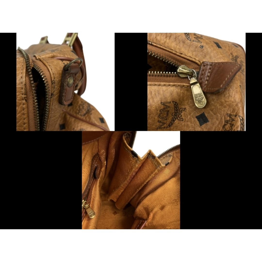 MCM - MCM(エムシーエム) ボストンバッグ - ライトブラウン×ブラウン