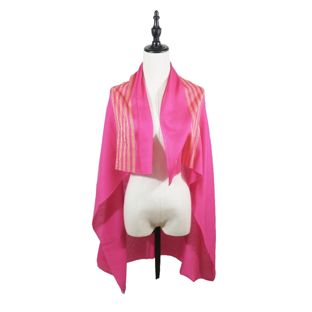 HERMES - 未使用 HERMES エルメス カシミヤ シルク カシシル 大判