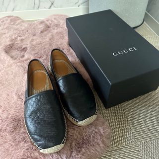 GUCCI - 【未使用】グッチ ビット ファーサンダル ローファー ミュール