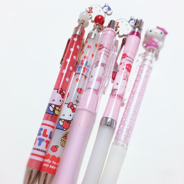 キティちゃんボールペンシャープペンkaruizawa